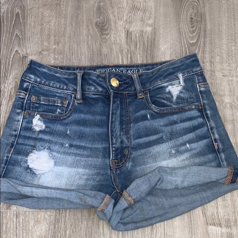 denim shorts